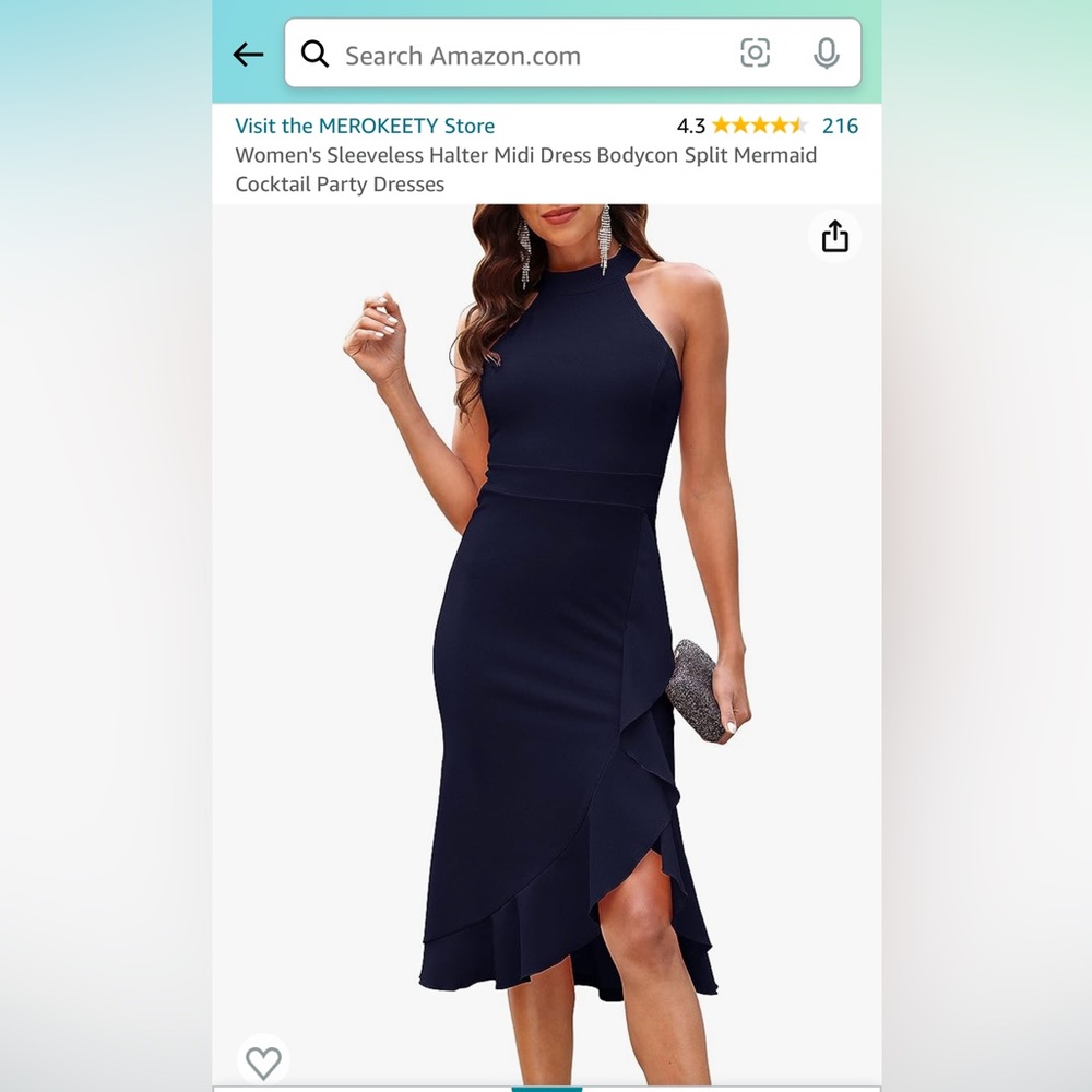 Wedding guest dress. Fitted style, but so comfortable and absolutely stunning.